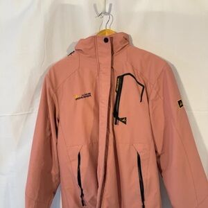 Women's Utility Jacket in Dusty Pink